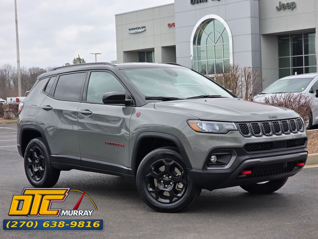 Sting-Gray Clearcoat 2023 Jeep Compass Trailhawk 4WD SUV / Crossover Four-Wheel Drive 8-Speed Automatic