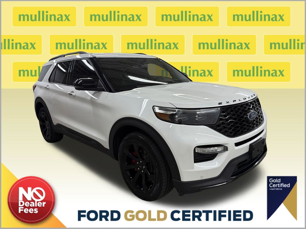 White Metallic 2022 Ford Explorer ST AWD SUV / Crossover All-Wheel Drive Automatic