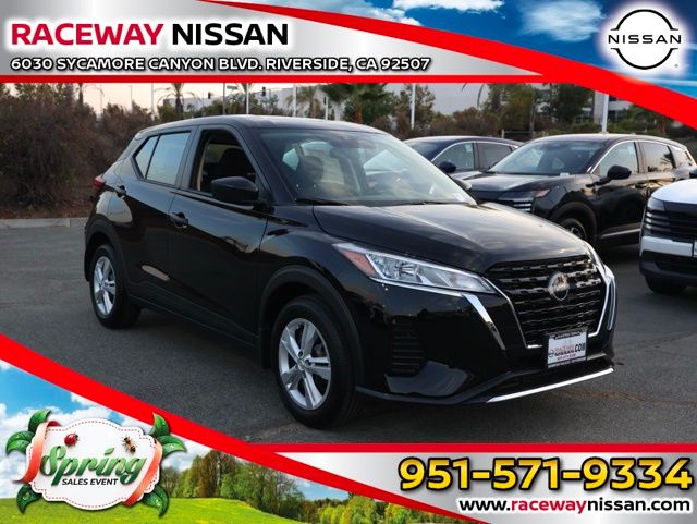 Super Black 2025 Nissan Kicks Play S FWD SUV / Crossover Front-Wheel Drive Continuously Variable Transmission