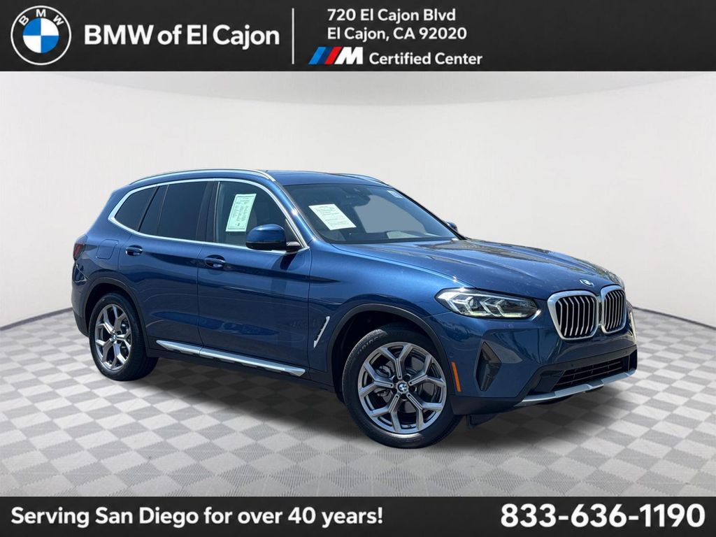 Phytonic Blue Metallic 2023 BMW X3 SUV / Crossover All-Wheel Drive 8-Speed Automatic