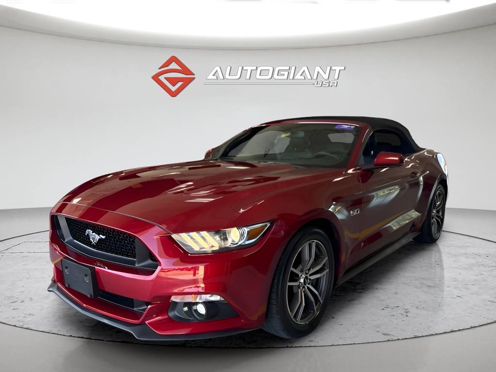 Ruby Red Metallic 2016 Ford Mustang Convertible Rear-Wheel Drive 6-Speed Automatic
