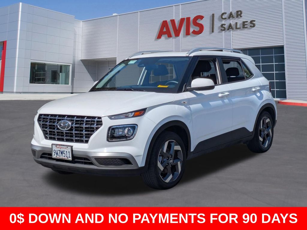 White 2025 Hyundai Venue SEL FWD SUV / Crossover Front-Wheel Drive Continuously Variable Transmission