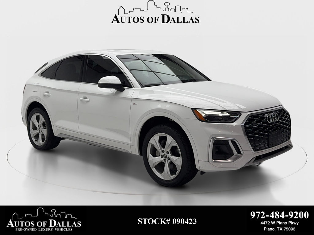 Ibis White 2023 Audi Q5 Sportback Sedan All-Wheel Drive 7-Speed Automatic