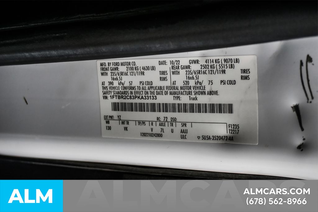 Used 2023 White Ford Base image 50