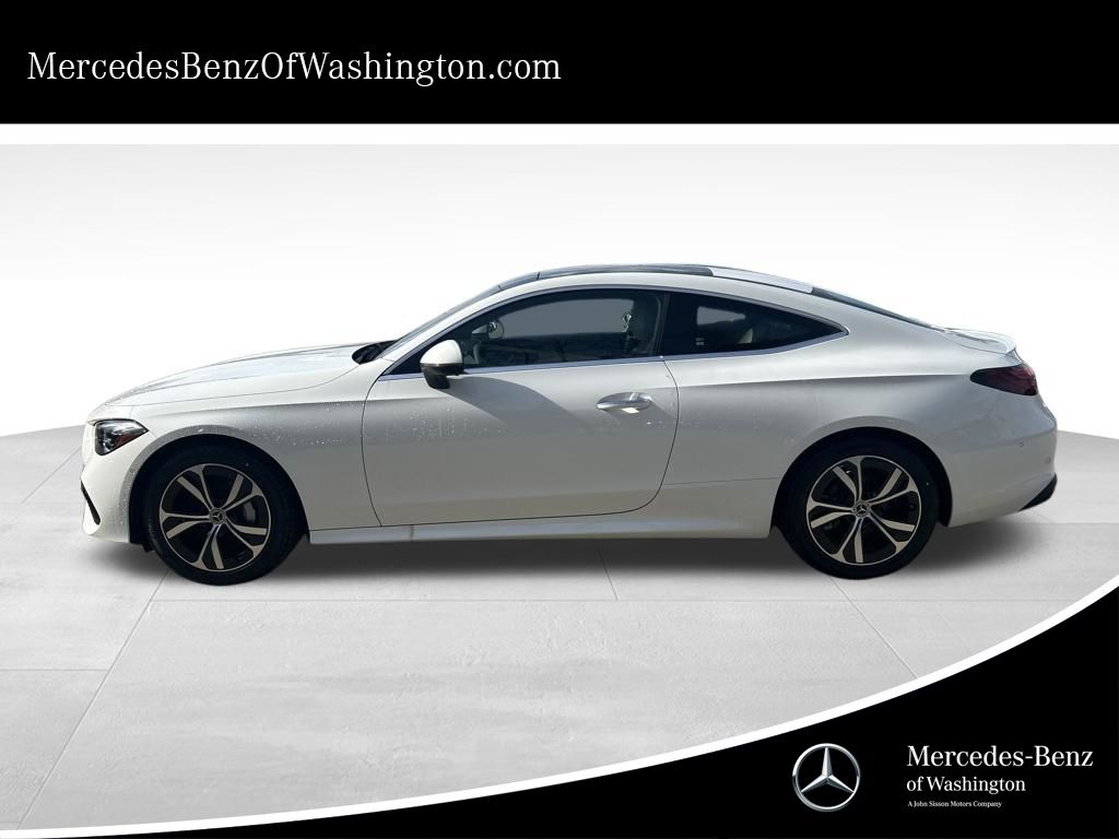 Polar White 2026 Mercedes-Benz CLE 300 4MATIC Coupe All-Wheel Drive 9-Speed Automatic