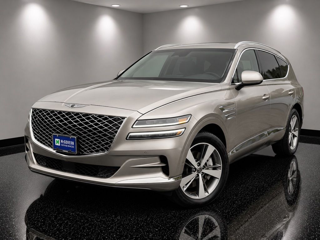 Gold Coast Silver 2021 Genesis GV80 3.5T AWD SUV / Crossover All-Wheel Drive 8-Speed Automatic