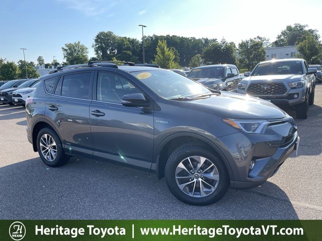 Gray 2017 Toyota RAV4 Hybrid SUV / Crossover All-Wheel Drive Continuously Variable Transmission