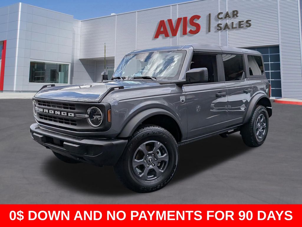 Gray Metallic 2025 Ford Bronco Big Bend 4-Door 4WD SUV / Crossover Four-Wheel Drive Automatic