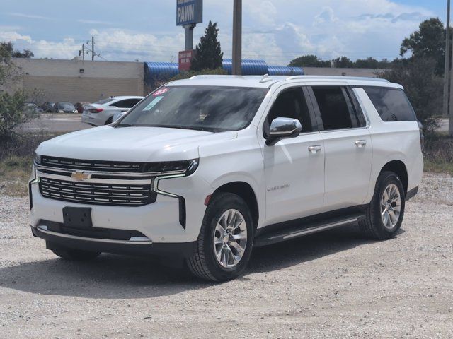 Summit White 2023 Chevrolet Suburban Premier 4WD SUV / Crossover Four-Wheel Drive