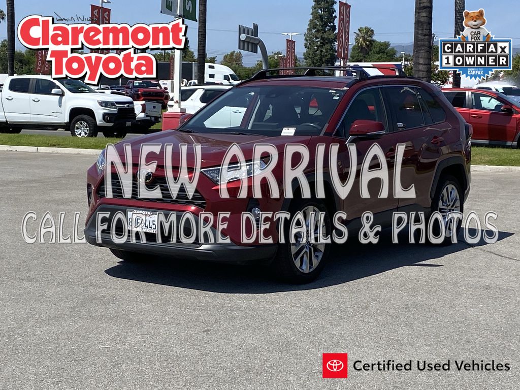 Red 2021 Toyota RAV4 XLE Premium FWD SUV / Crossover Front-Wheel Drive 8-Speed Automatic