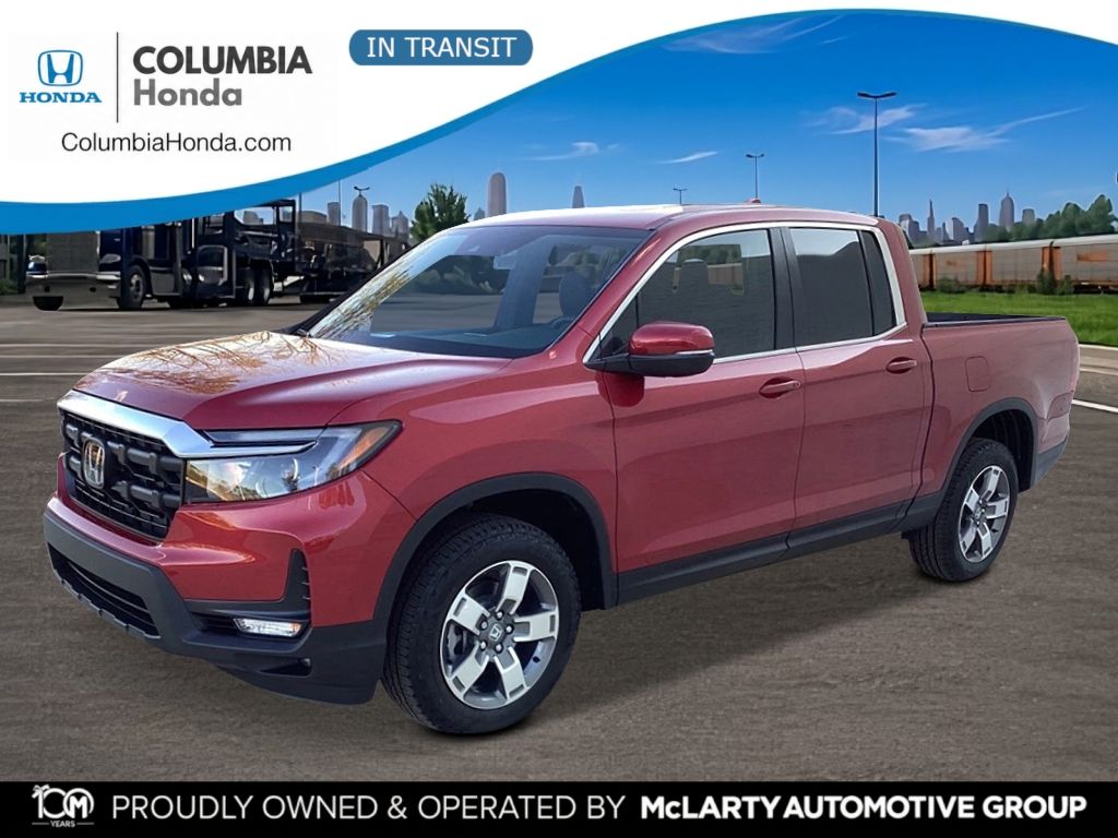Radiant Red Metallic II 2026 Honda Ridgeline Pickup Truck All-Wheel Drive 9-Speed Automatic