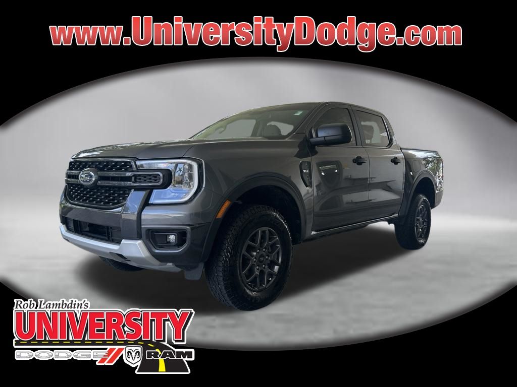 Gray Metallic 2025 Ford Ranger Pickup Truck Four-Wheel Drive Automatic