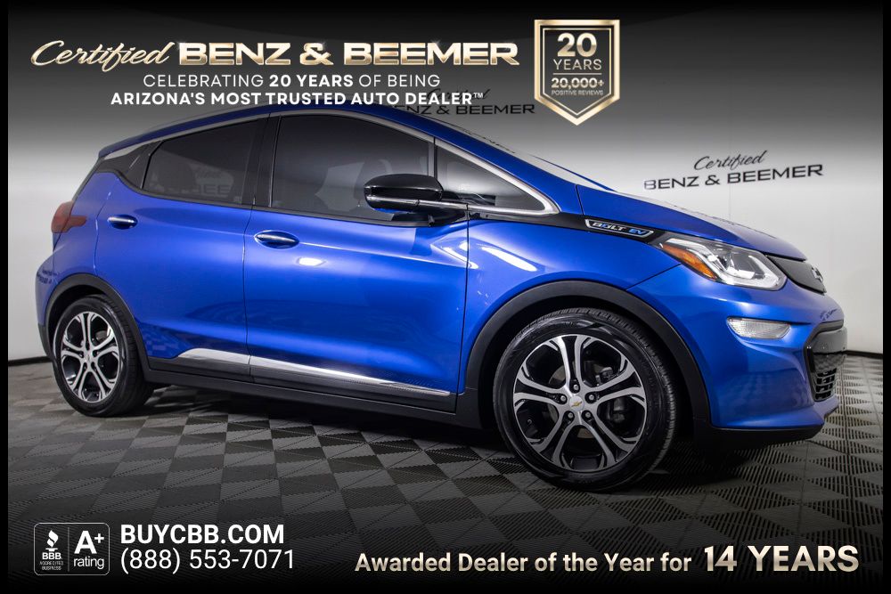 Kinetic Blue Metallic 2019 Chevrolet Bolt EV Hatchback Front-Wheel Drive 1-Speed Automatic