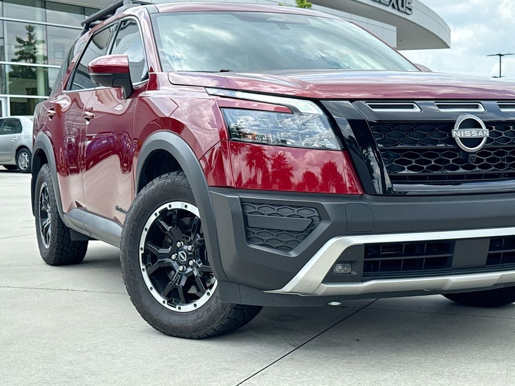 2025 Nissan Pathfinder Rock Creek Scarlet Ember Tintcoat - Jim Hudson Acura - Image 9