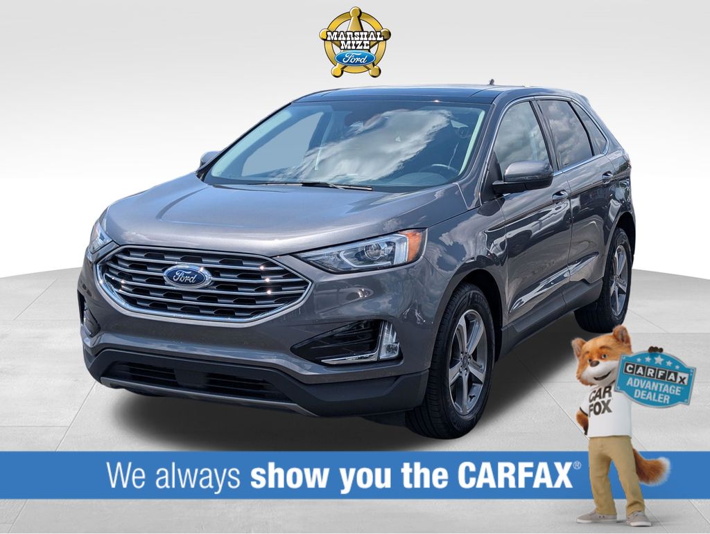 Gray Metallic 2021 Ford Edge SUV / Crossover All-Wheel Drive 8-Speed Automatic