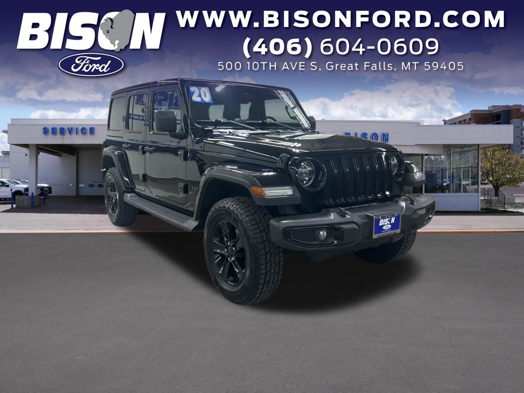 Black Clearcoat 2020 Jeep Wrangler SUV / Crossover Four-Wheel Drive 8-Speed Automatic