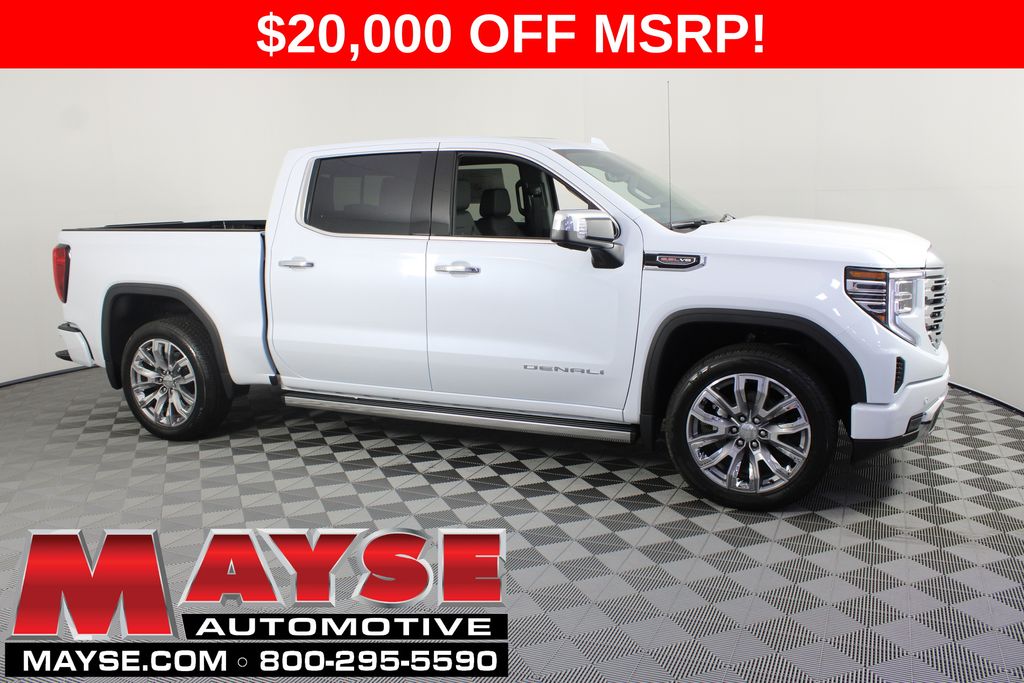 Glacier White Tricoat 2026 GMC Sierra 1500 Pickup Truck Four-Wheel Drive Automatic