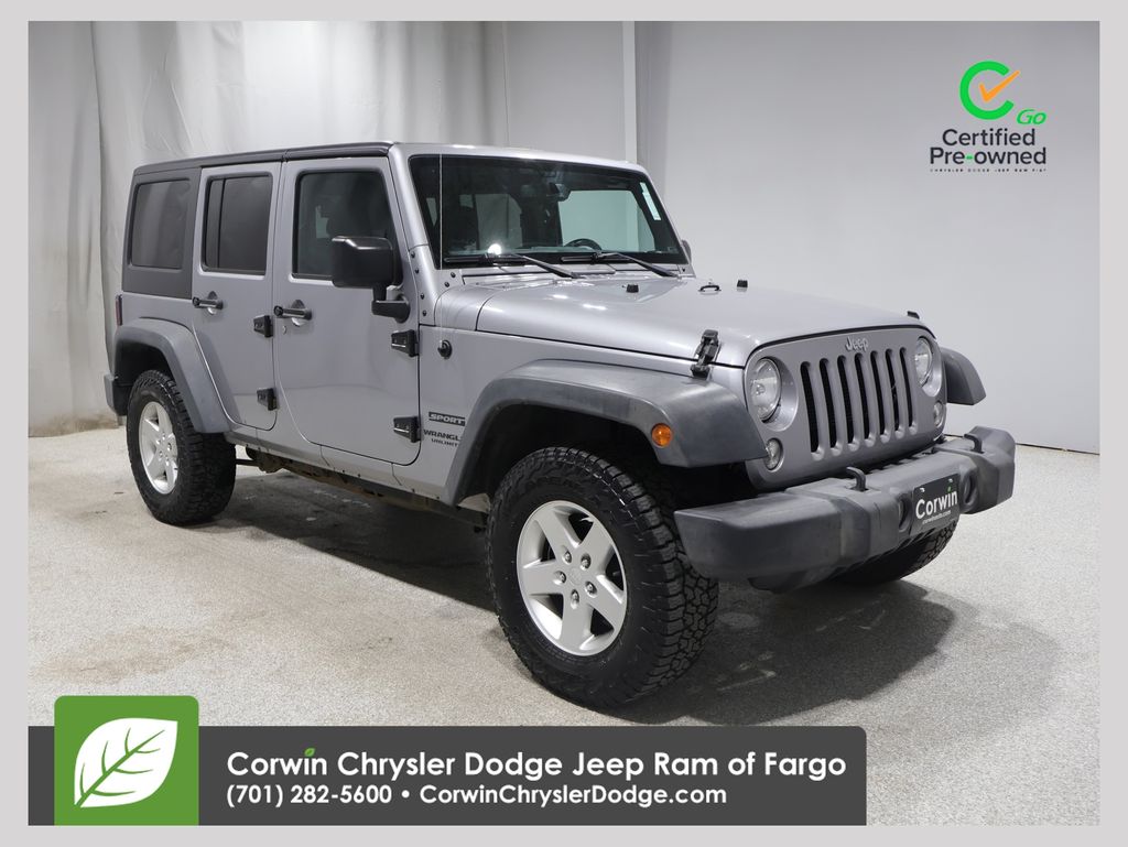Billet Silver Metallic Clearcoat 2016 Jeep Wrangler SUV / Crossover Four-Wheel Drive 5-Speed Automatic