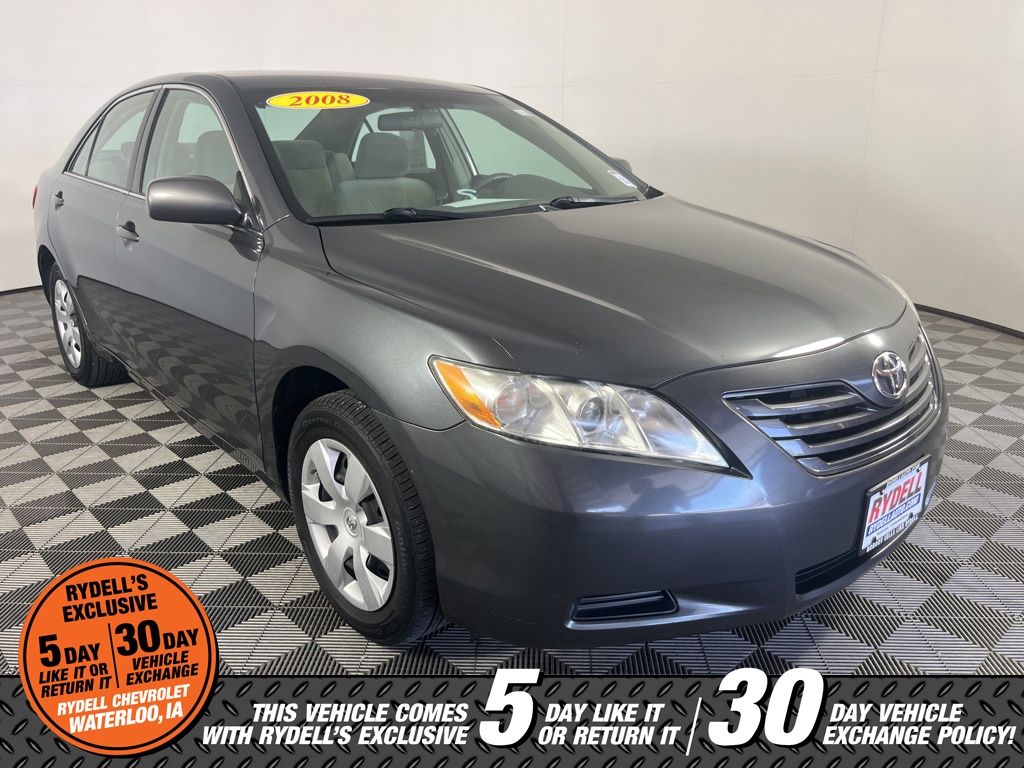 Magnetic Gray Metallic 2008 Toyota Camry LE Sedan Front-Wheel Drive 5-Speed Automatic Overdrive