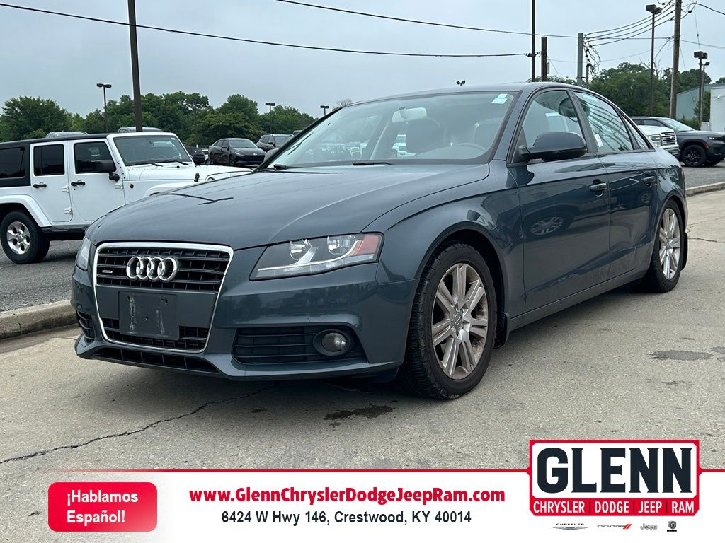 Meteor Gray Pearl Effect 2011 Audi A4 2.0T quattro Premium AWD Sedan All-Wheel Drive 8-Speed Automatic