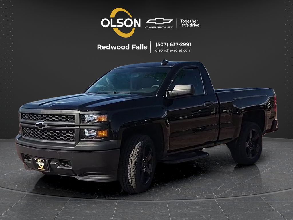 Black 2015 Chevrolet Silverado 1500 Pickup Truck Four-Wheel Drive 6-Speed Automatic Overdrive