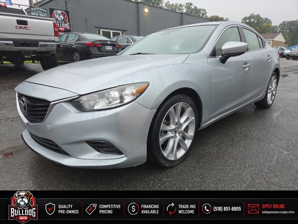 Sonic Silver Metallic 2017 Mazda MAZDA6 Sedan Front-Wheel Drive 6-Speed Automatic