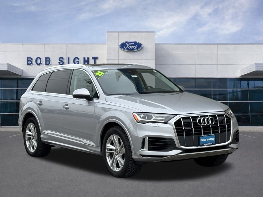 Used 2021 Audi Q7 Premium Plus with VIN WA1LXBF76MD014759 for sale in Kansas City