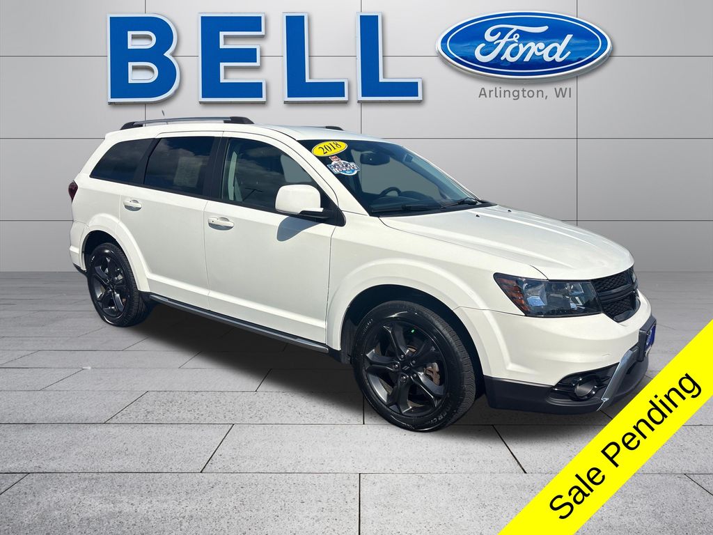 Vice White 2018 Dodge Journey SUV / Crossover Front-Wheel Drive 6-Speed Automatic