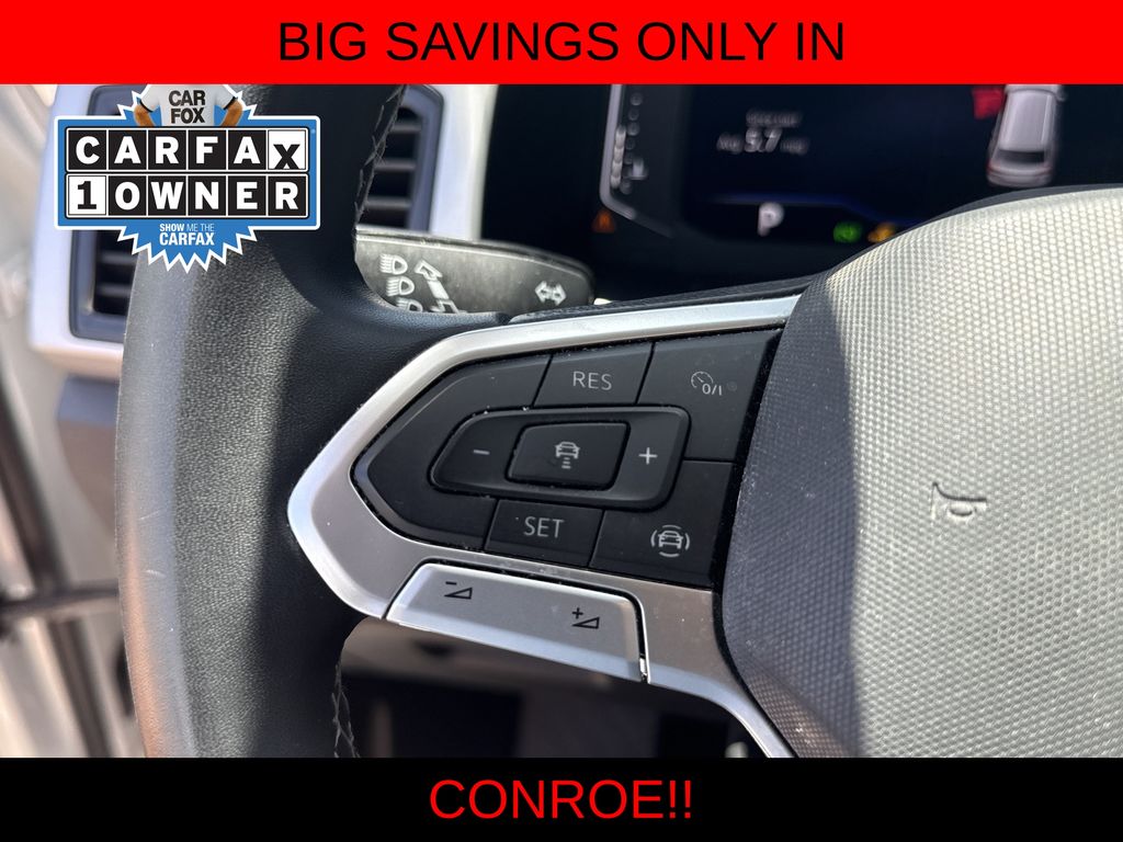2022 Volkswagen Atlas 3.6L V6 SE w/Technology White at DeMontrond Mazda