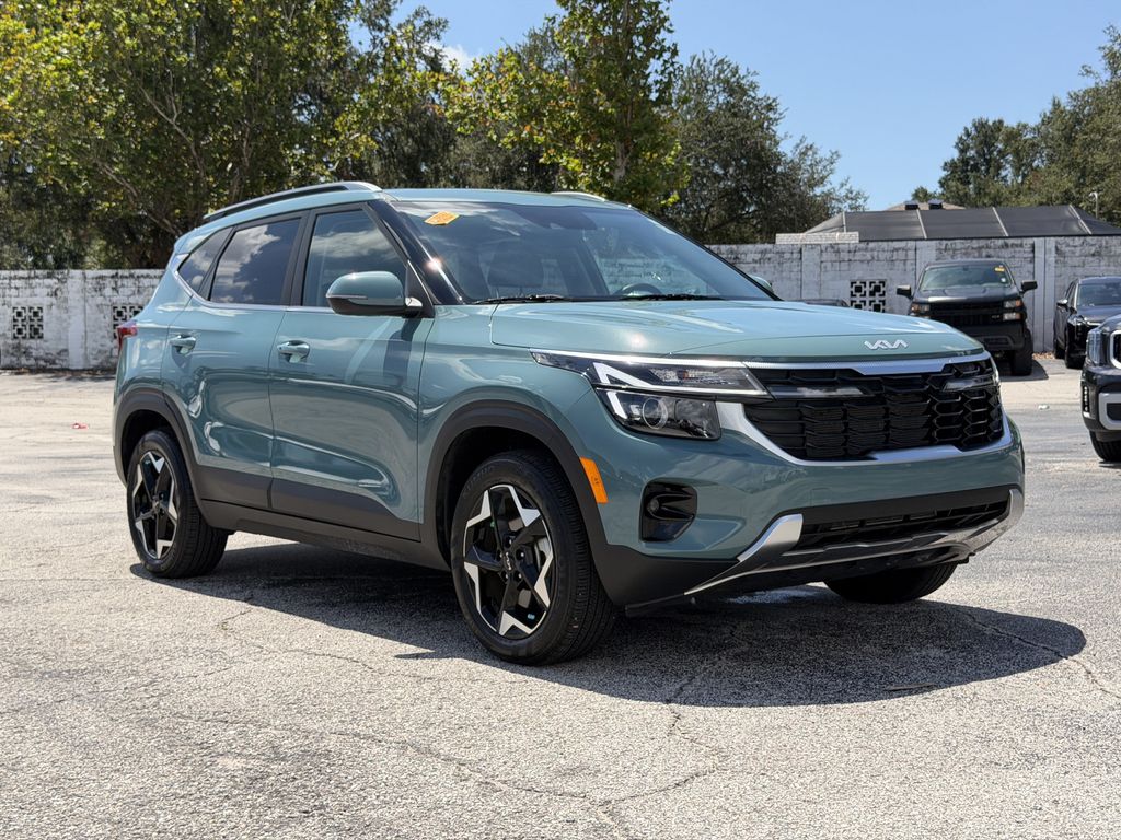 Pluton Blue 2025 Kia Seltos SUV / Crossover All-Wheel Drive Continuously Variable Transmission
