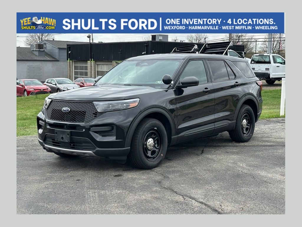 Black 2025 Ford Explorer Hybrid SUV / Crossover All-Wheel Drive Automatic