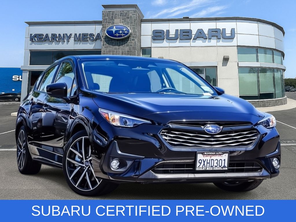 Crystal Black Silica 2026 Subaru Impreza Wagon All-Wheel Drive Continuously Variable Transmission