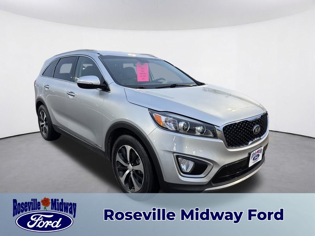Sparkling Silver 2016 Kia Sorento EX V6 AWD SUV / Crossover All-Wheel Drive 6-Speed Automatic