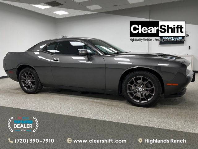 Gray (Granite Pearlcoat) 2018 Dodge Challenger GT AWD Coupe All-Wheel Drive 8-Speed Automatic