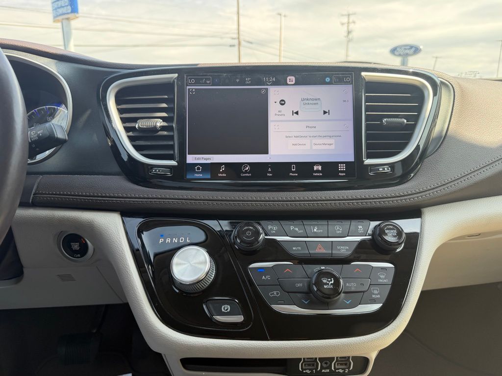 2021 Chrysler Pacifica Touring L White at Klick Lewis Buick Chevrolet