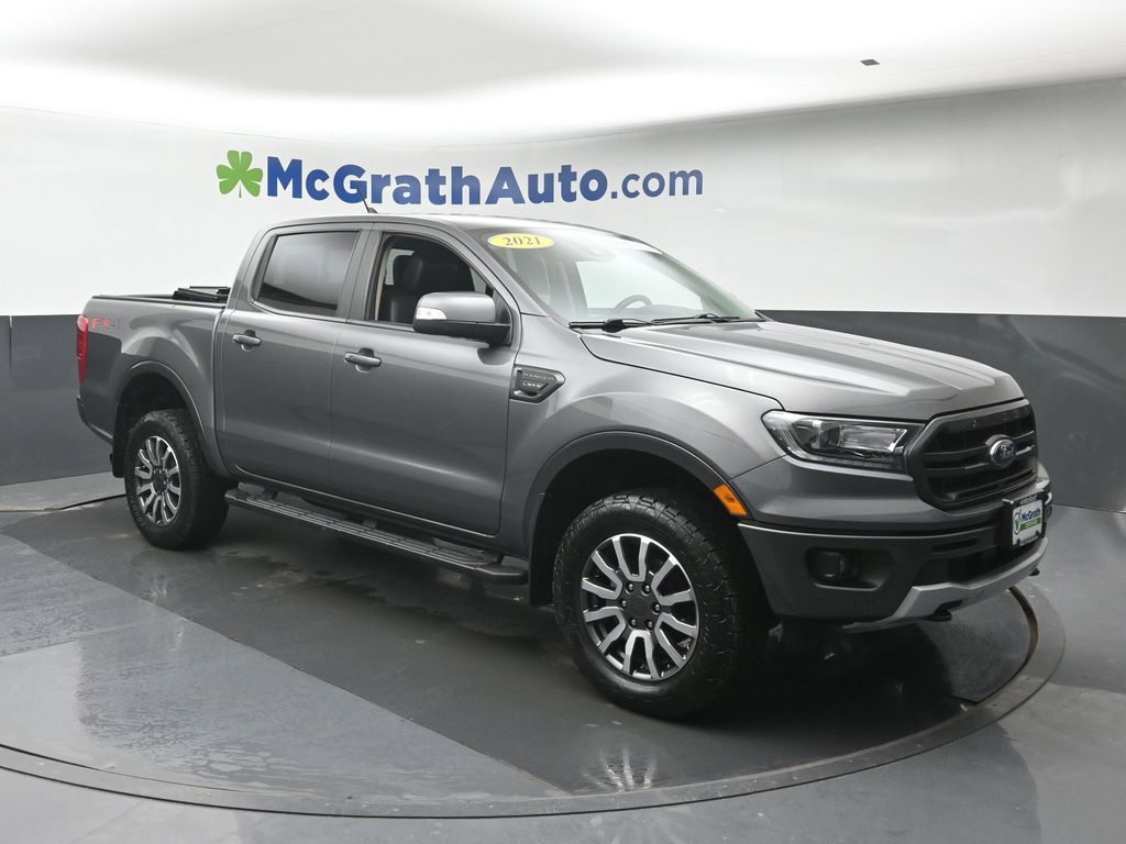 Certified Used 2021 Gray Ford Lariat image 2