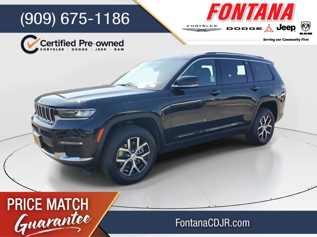 Diamond Black Crystal Pearlcoat 2023 Jeep Grand Cherokee L SUV / Crossover 4X2 8-Speed Automatic