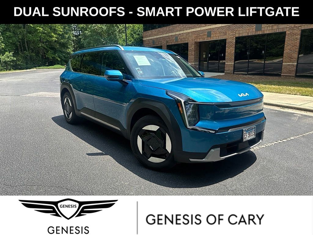 Ocean Blue 2024 Kia EV9 SUV / Crossover All-Wheel Drive 1-Speed Automatic