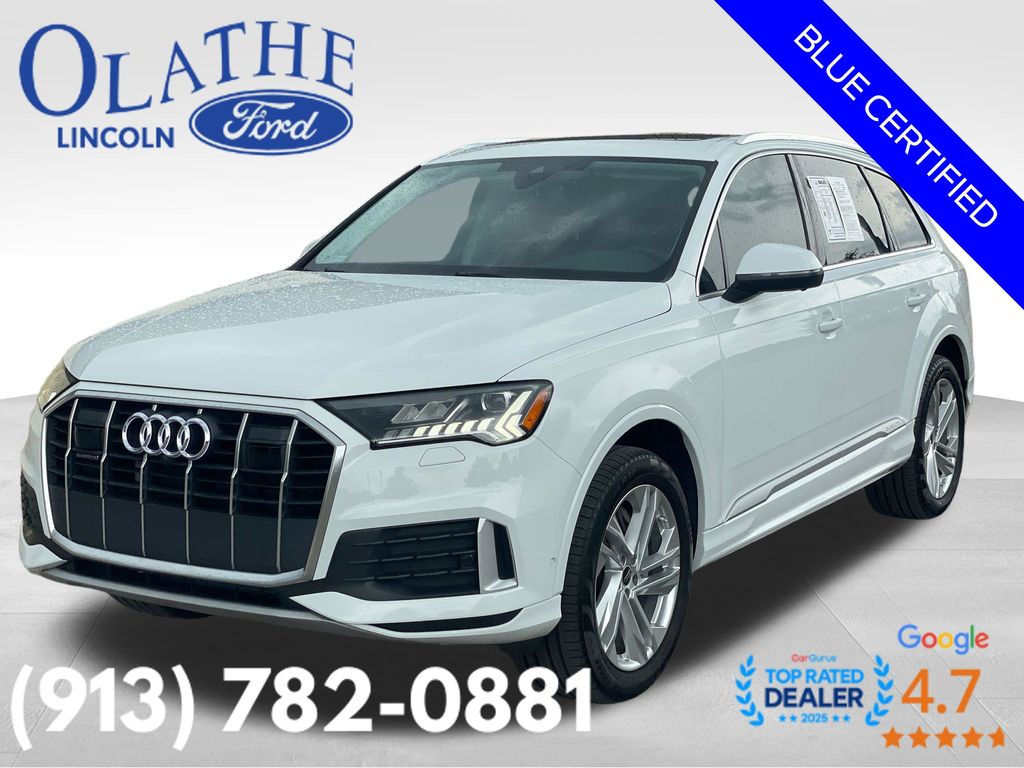 Glacier White Metallic 2023 Audi Q7 SUV / Crossover All-Wheel Drive 8-Speed Automatic