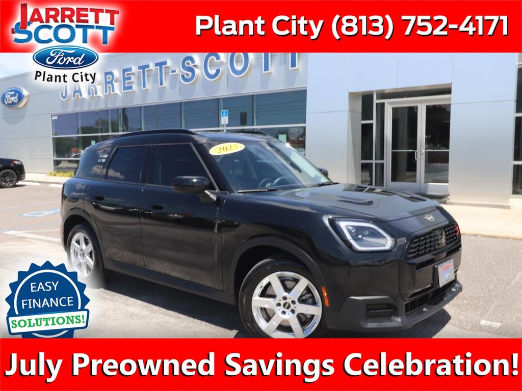 Midnight Black 2025 MINI Countryman SUV / Crossover All-Wheel Drive 7-Speed Automatic