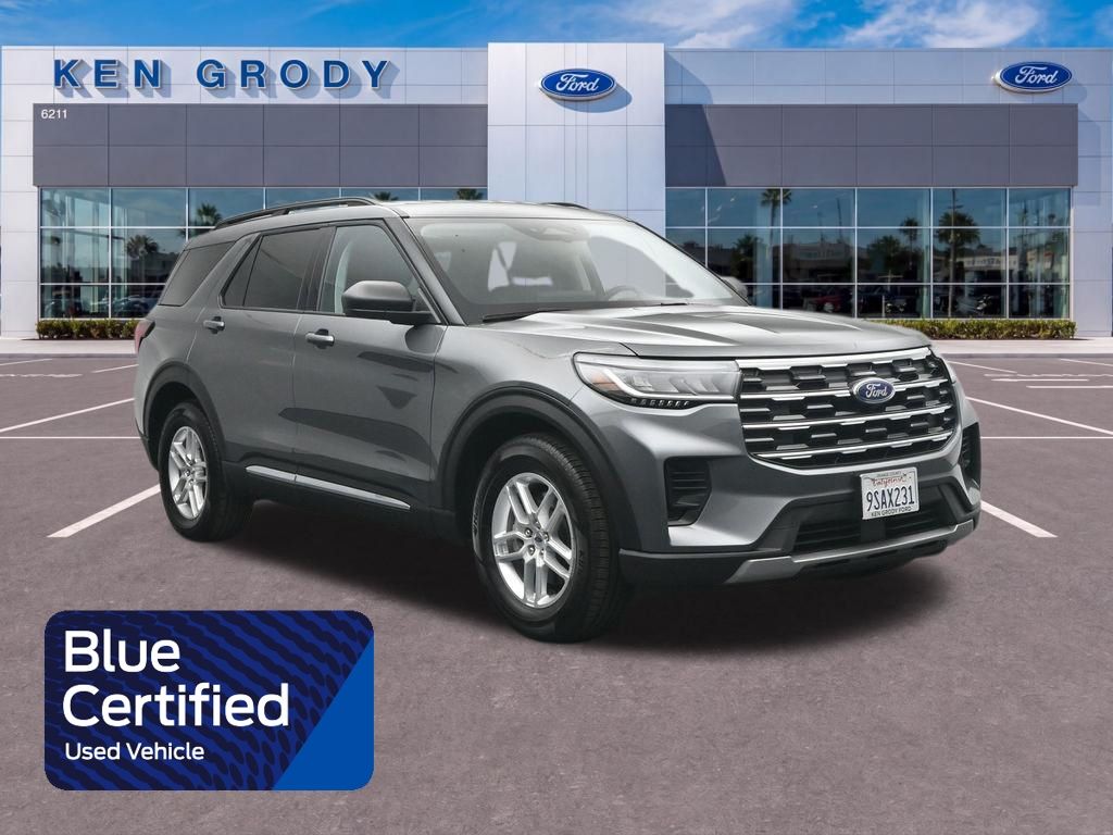Carbonized Gray Metallic 2025 Ford Explorer SUV / Crossover Rear-Wheel Drive Automatic