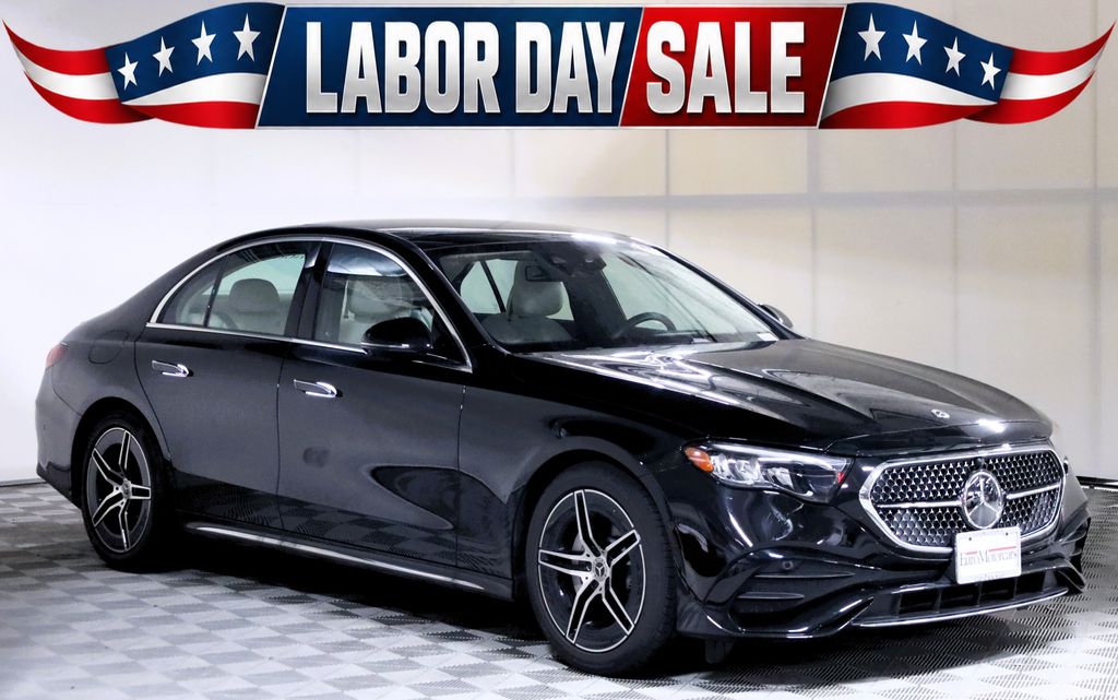Black 2026 Mercedes-Benz E-Class Sedan All-Wheel Drive 9-Speed Automatic