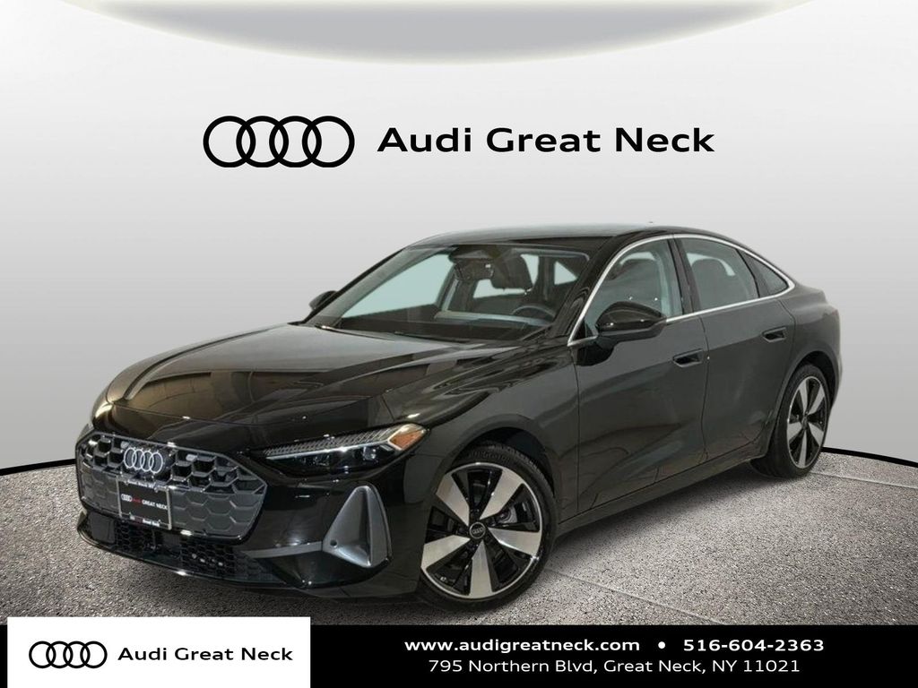 Mythos Black Metallic 2025 Audi A5 quattro Premium Plus Sedan Sedan All-Wheel Drive 7-Speed Automatic