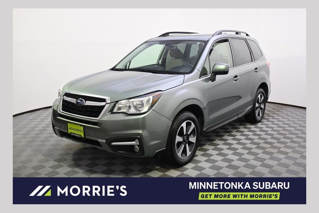 Jasmine Green Metallic 2017 Subaru Forester SUV / Crossover All-Wheel Drive Continuously Variable Transmission