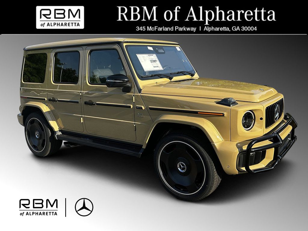 MANUFAKTUR Desert Sand Non-Metallic 2026 Mercedes-Benz G-Class AMG G 63 4MATIC SUV / Crossover All-Wheel Drive 9-Speed Automatic