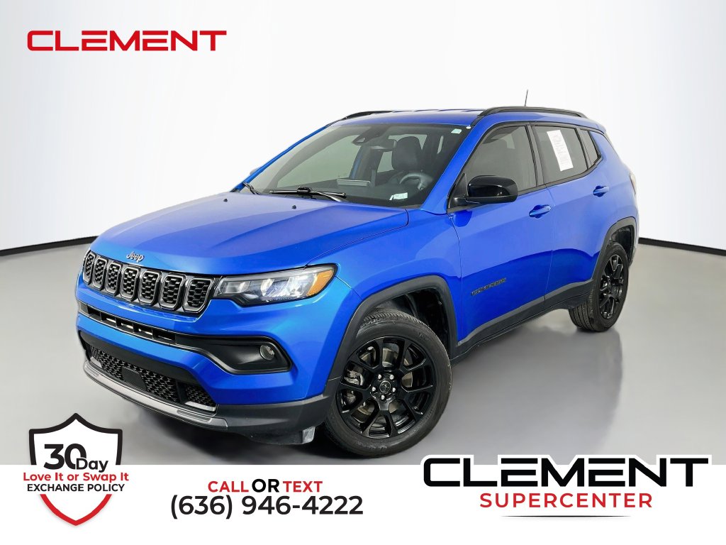 Hydro Blue Pearlcoat 2025 Jeep Compass SUV / Crossover Four-Wheel Drive 8-Speed Automatic