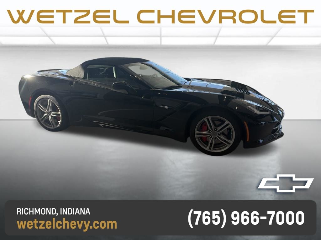 Black 2016 Chevrolet Corvette Convertible Rear-Wheel Drive 8-Speed Automatic