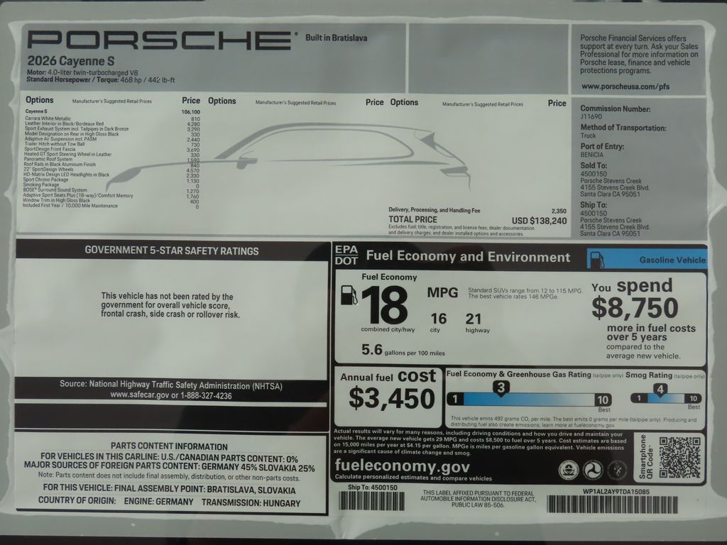 Thumbnail: 2026 Porsche Cayenne - 14