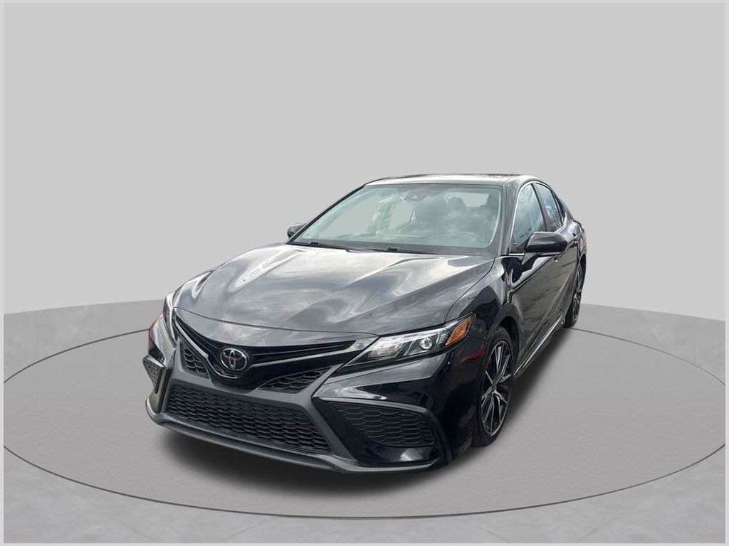 Midnight Black Metallic 2023 Toyota Camry Sedan Front-Wheel Drive 8-Speed Automatic