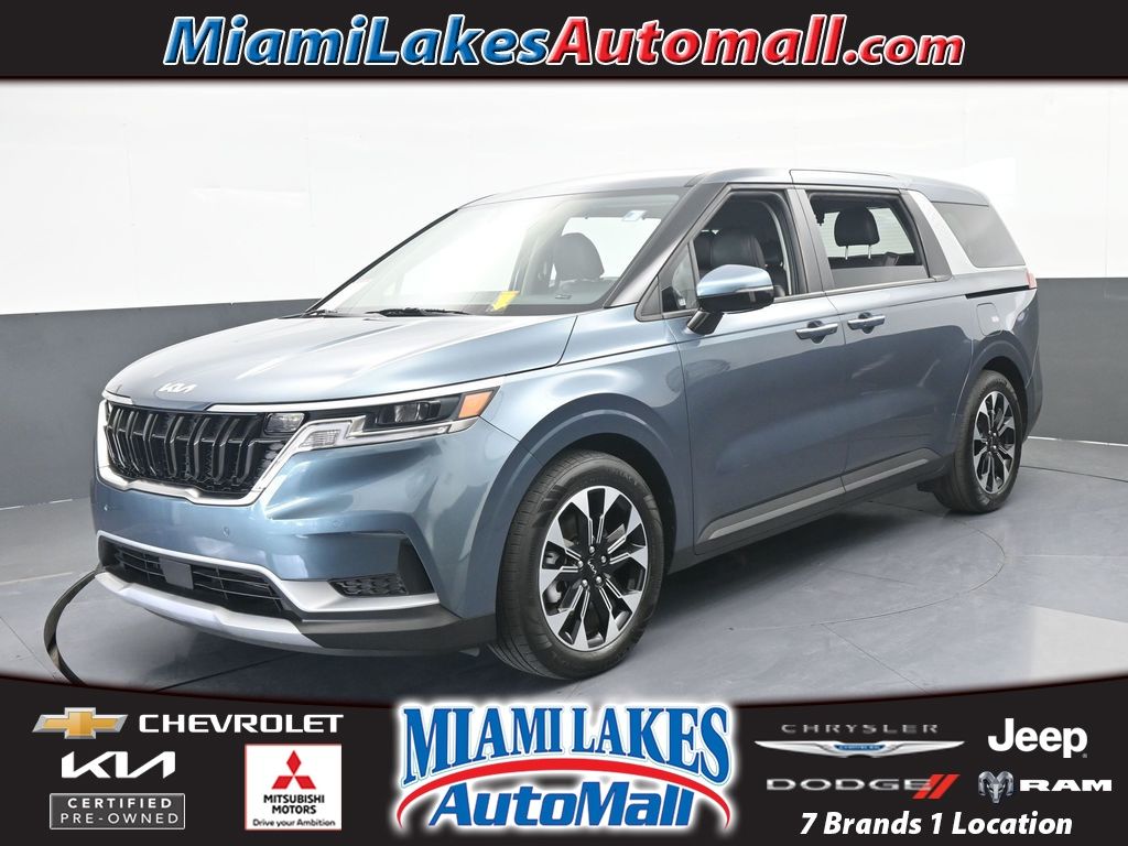 Astra Blue 2024 Kia Carnival EX FWD Minivan Front-Wheel Drive 8-Speed Automatic